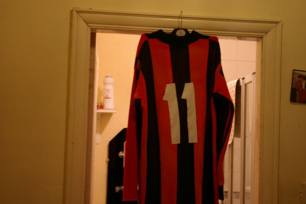 maillot équipe de ac milan domicile 1960-1969 rétro