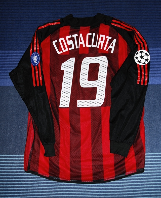 maillot équipe de ac milan domicile 2002-2003 pas cher