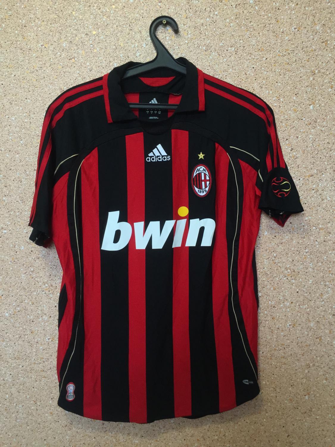 maillot équipe de ac milan domicile 2006-2007 pas cher