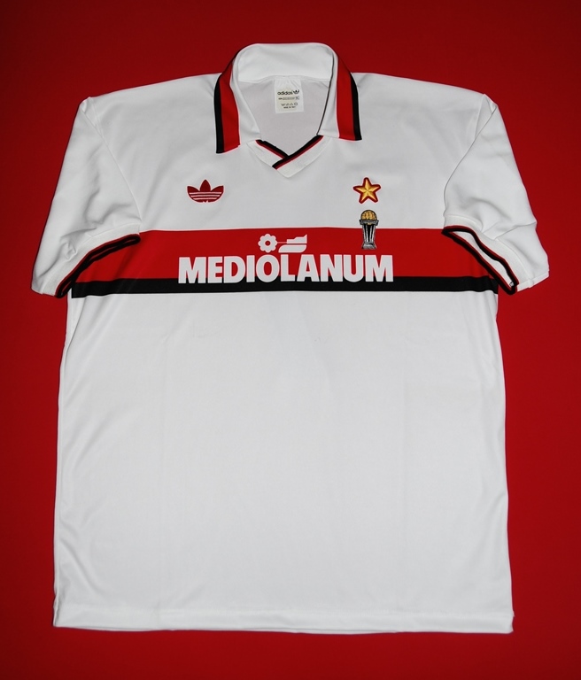 maillot équipe de ac milan exterieur 1990-1992 pas cher