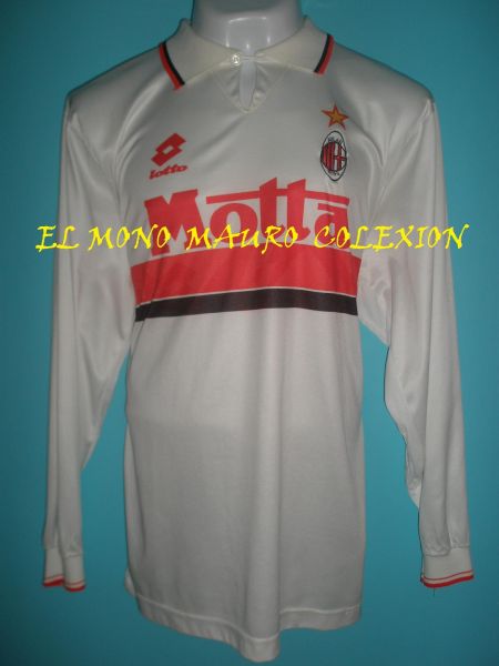 maillot équipe de ac milan exterieur 1992-1993 pas cher