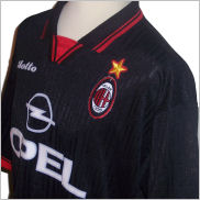 maillot équipe de ac milan exterieur 1997-1998 rétro