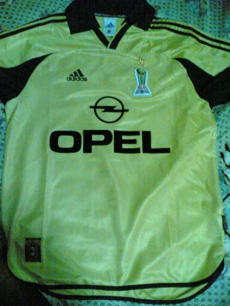 maillot équipe de ac milan exterieur 1998-1999 rétro