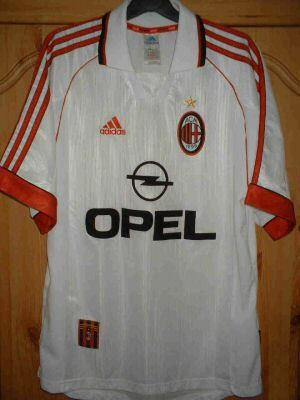 maillot équipe de ac milan exterieur 2000-2001 pas cher