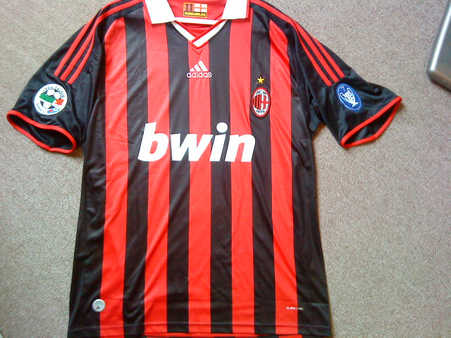 maillot équipe de ac milan particulier 2009-2010 pas cher