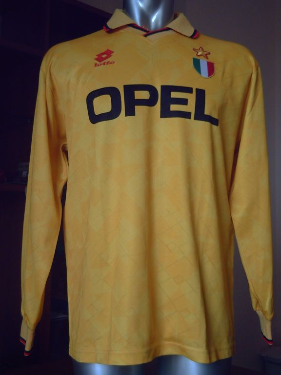 maillot équipe de ac milan réplique 1994-1995 rétro