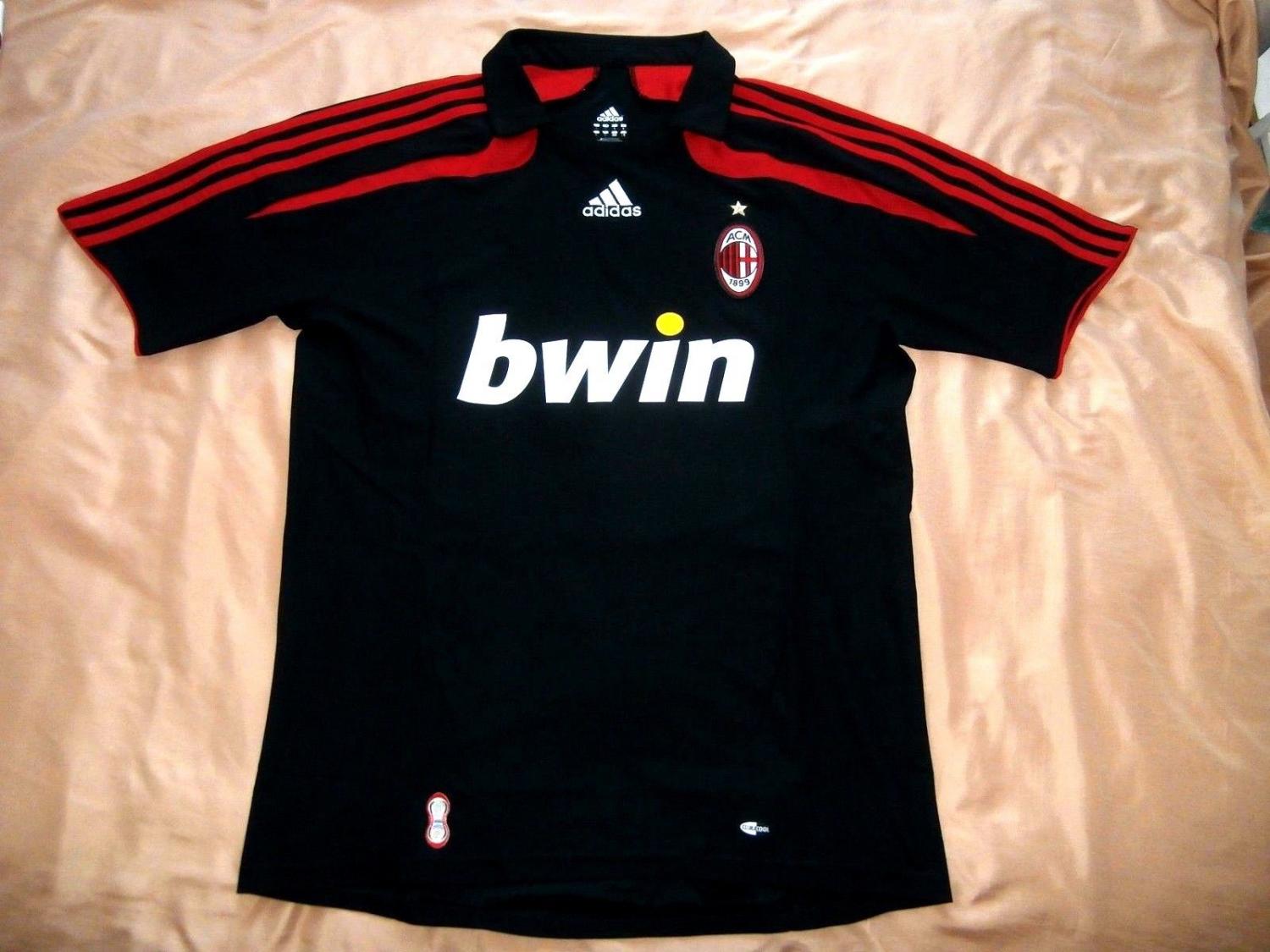 maillot équipe de ac milan réplique 2007-2008 pas cher