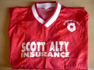 maillot équipe de accrington stanley domicile 1988-1989 pas cher