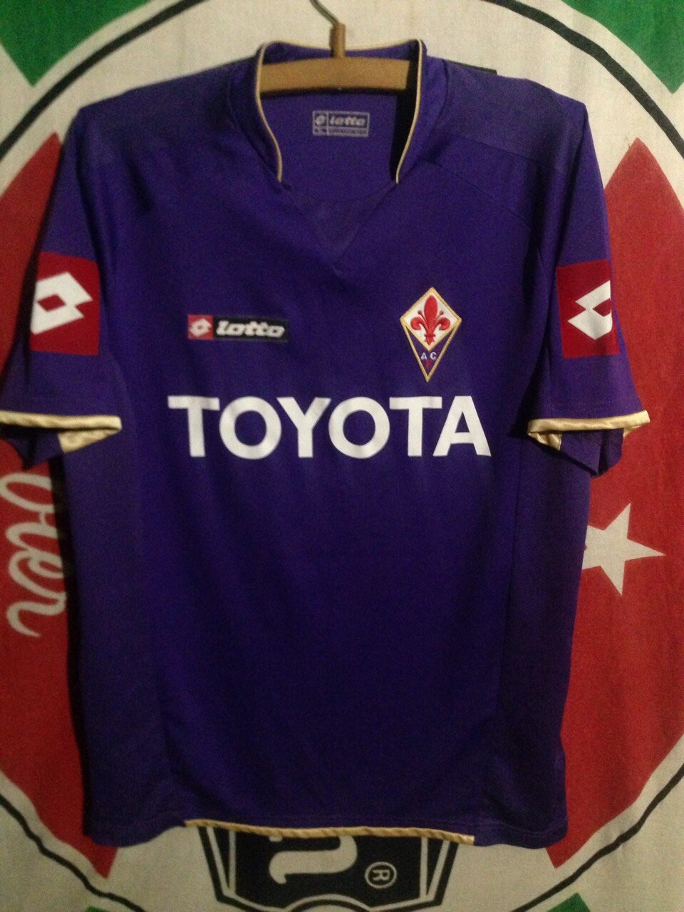 maillot équipe de acf fiorentina domicile 2008-2009 pas cher