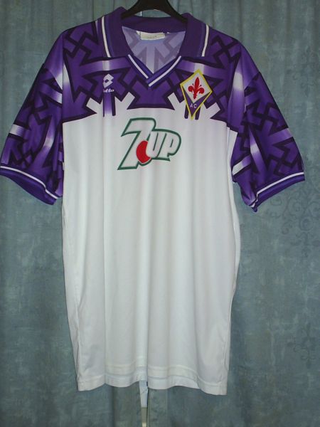 maillot équipe de acf fiorentina exterieur 1992-1993 pas cher