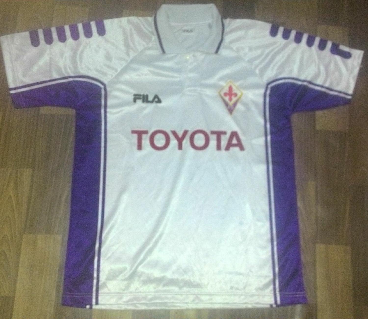 maillot équipe de acf fiorentina exterieur 1999-2000 pas cher