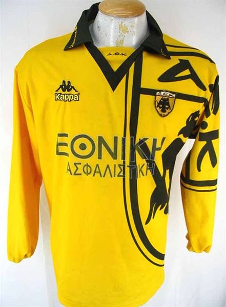 maillot équipe de aek athènes domicile 1995-1996 pas cher