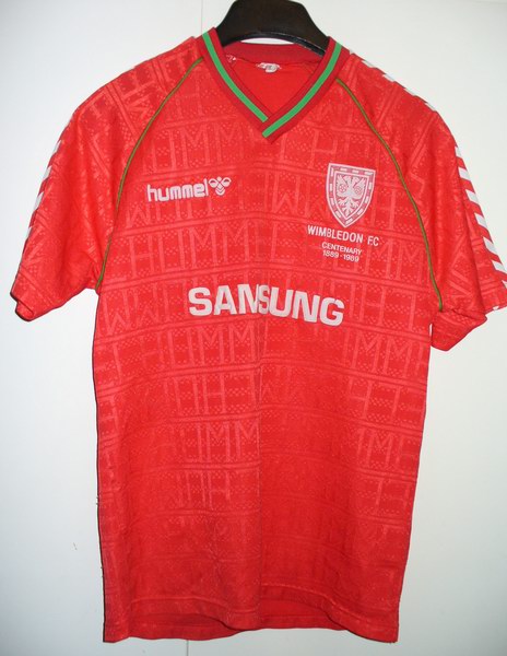 maillot équipe de afc wimbledon exterieur 1989-1990 pas cher