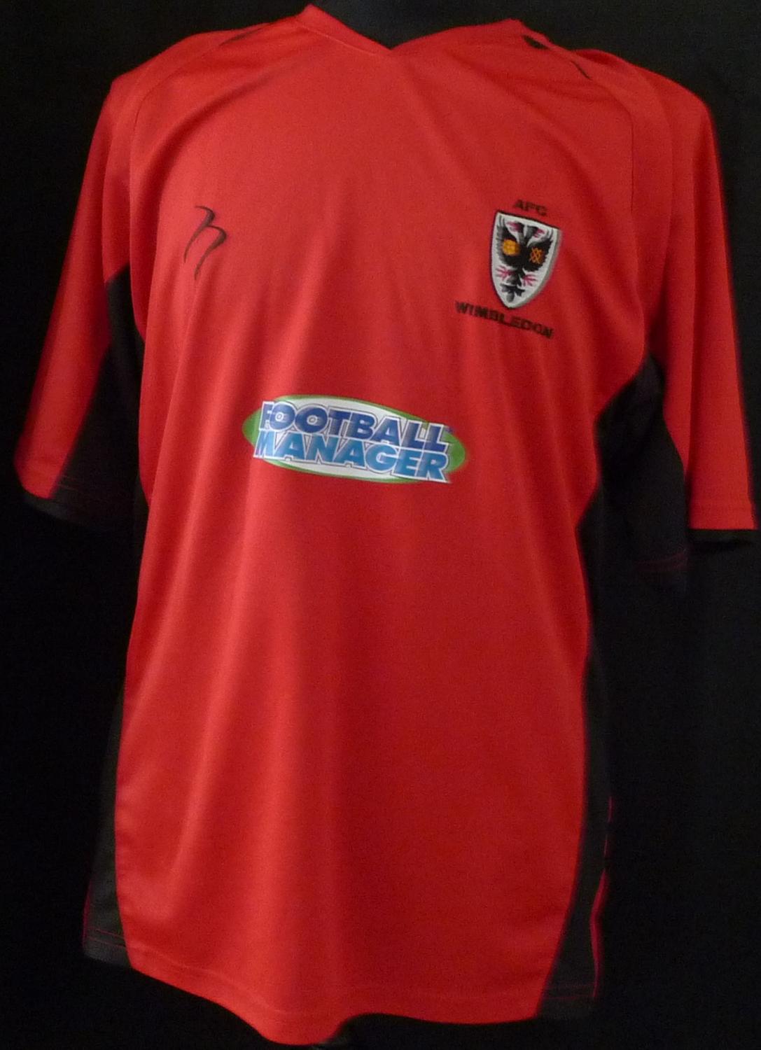 maillot équipe de afc wimbledon exterieur 2011-2012 rétro