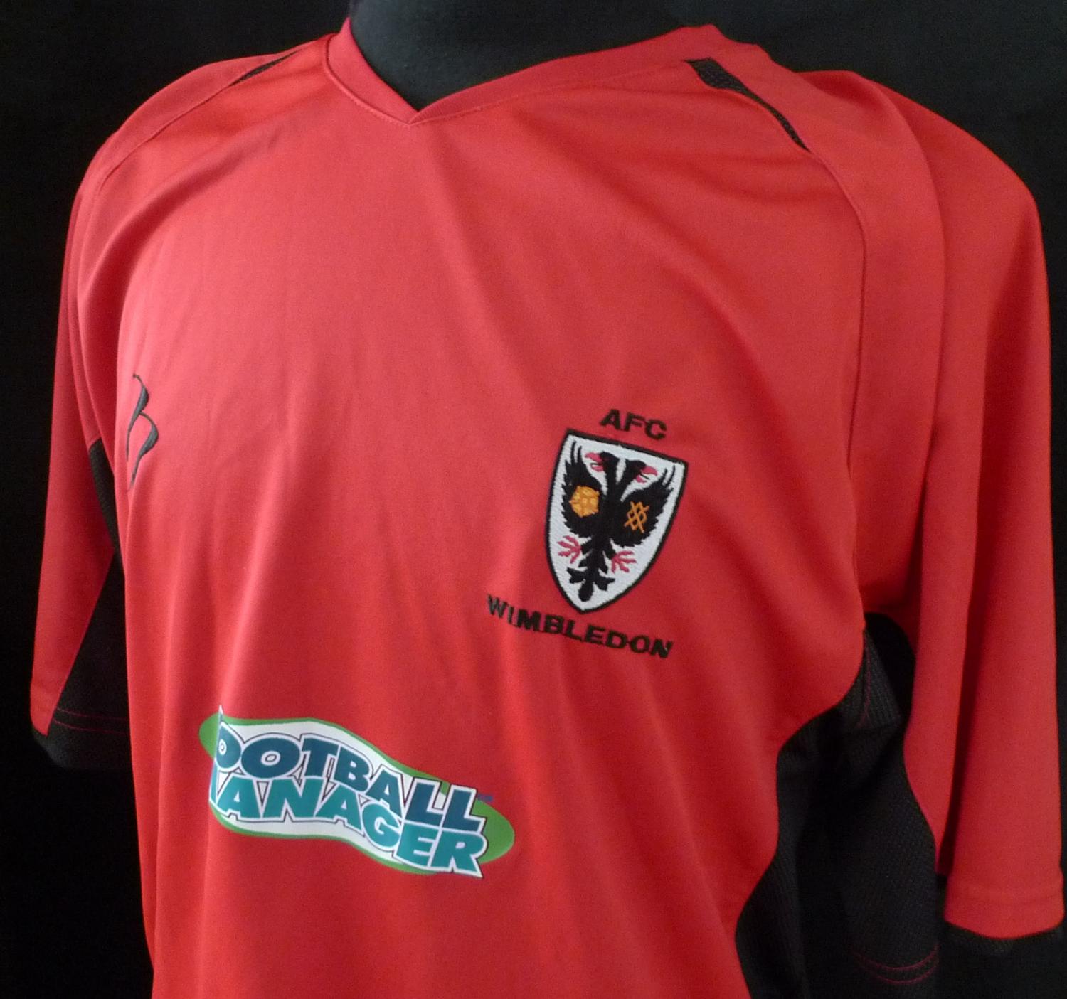 maillot équipe de afc wimbledon exterieur 2011-2012 rétro