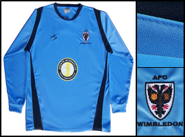 maillot équipe de afc wimbledon gardien 2008-2009 rétro