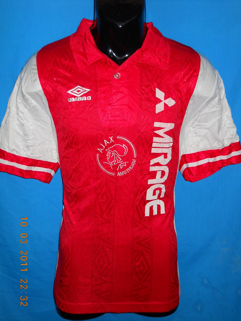 maillot équipe de ajax amsterdam domicile 1993-1994 pas cher