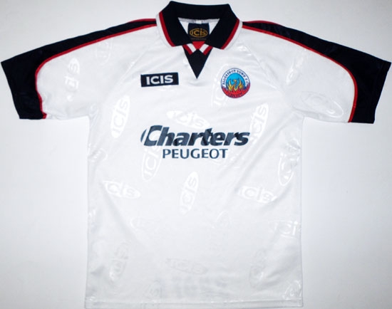 maillot équipe de aldershot town exterieur 2000-2002 rétro