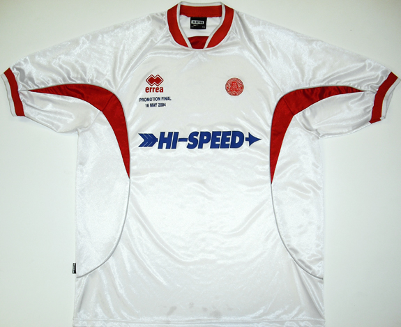 maillot équipe de aldershot town exterieur 2004 rétro