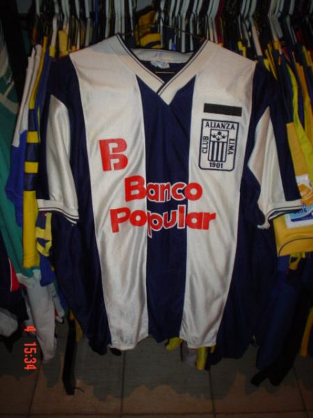 maillot équipe de alianza lima domicile 1990 rétro