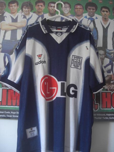 maillot équipe de alianza lima domicile 1999 rétro