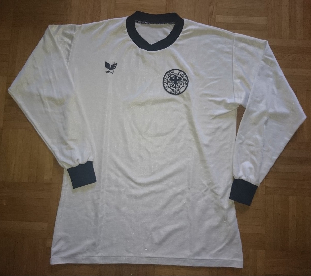 maillot équipe de allemagne domicile 1977 rétro