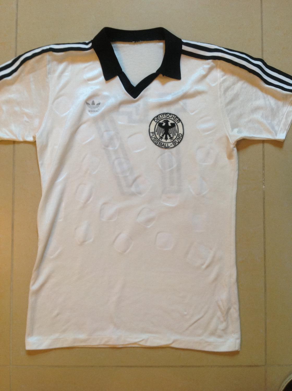 maillot équipe de allemagne domicile 1982 rétro