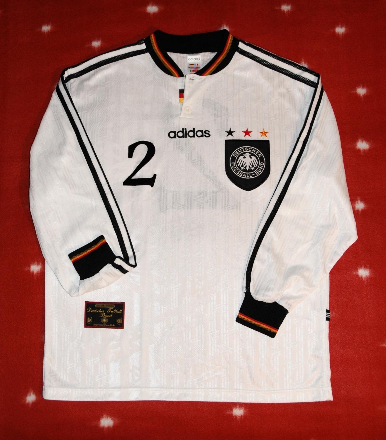 maillot équipe de allemagne domicile 1996-1998 pas cher