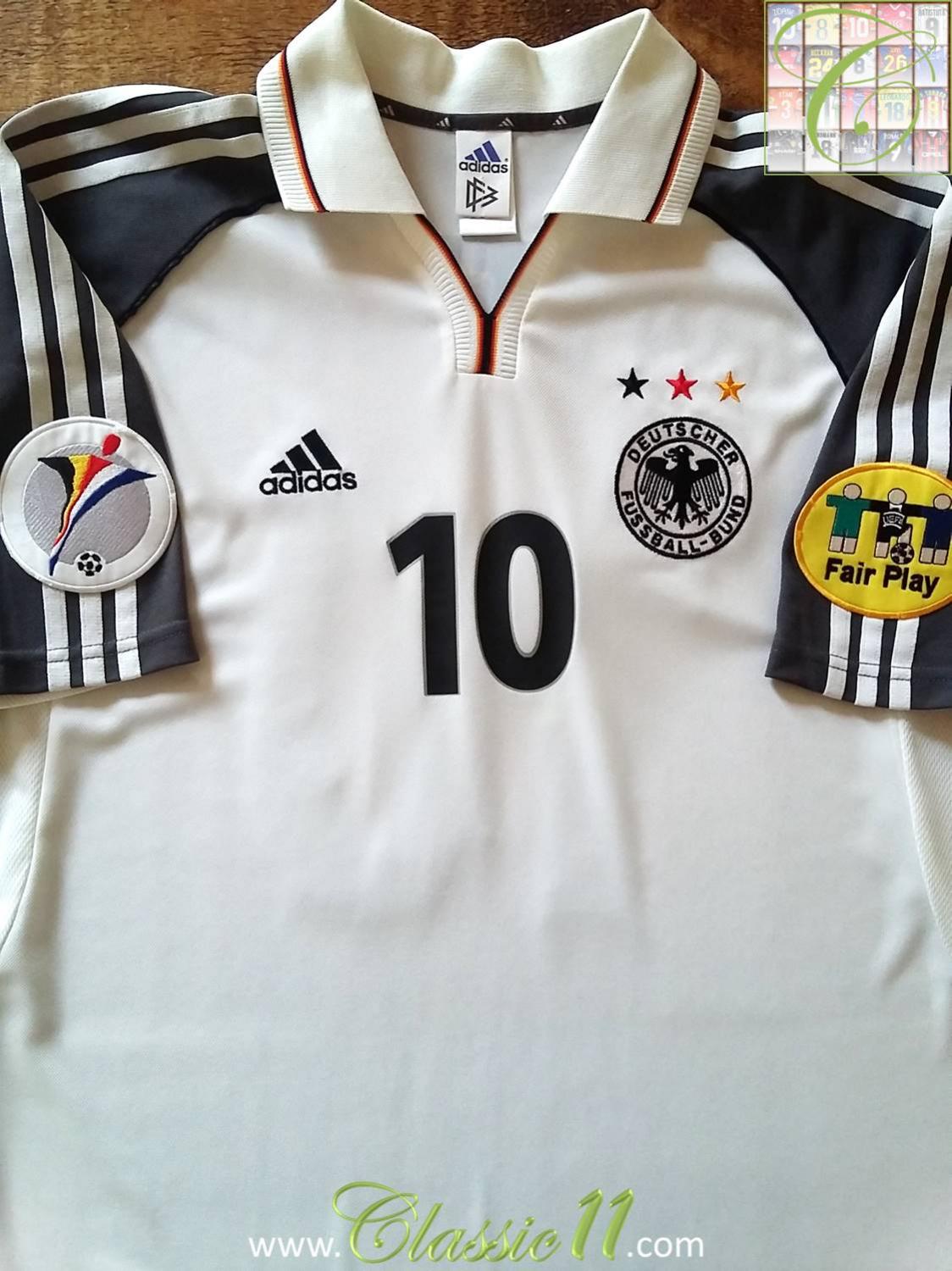 maillot équipe de allemagne domicile 2000-2002 pas cher