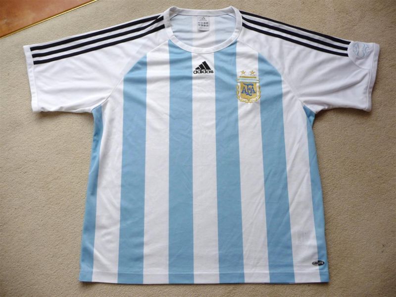 maillot équipe de argentine domicile 2008-2009 rétro