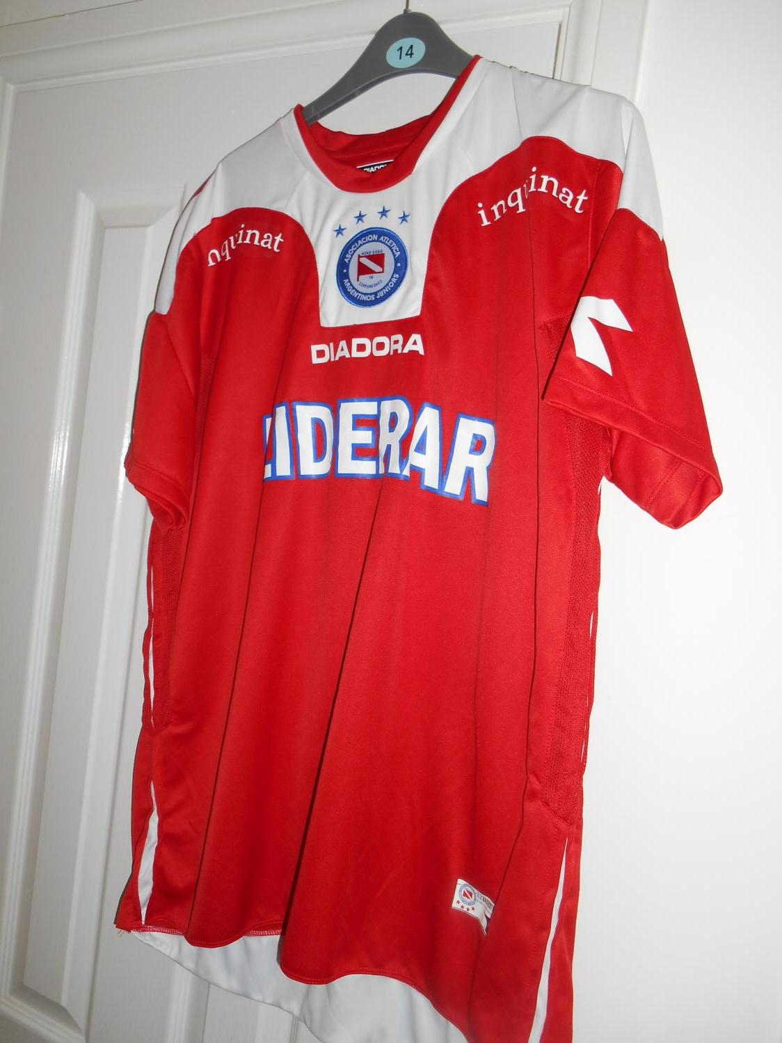 maillot équipe de argentinos juniors domicile 2009-2010 rétro