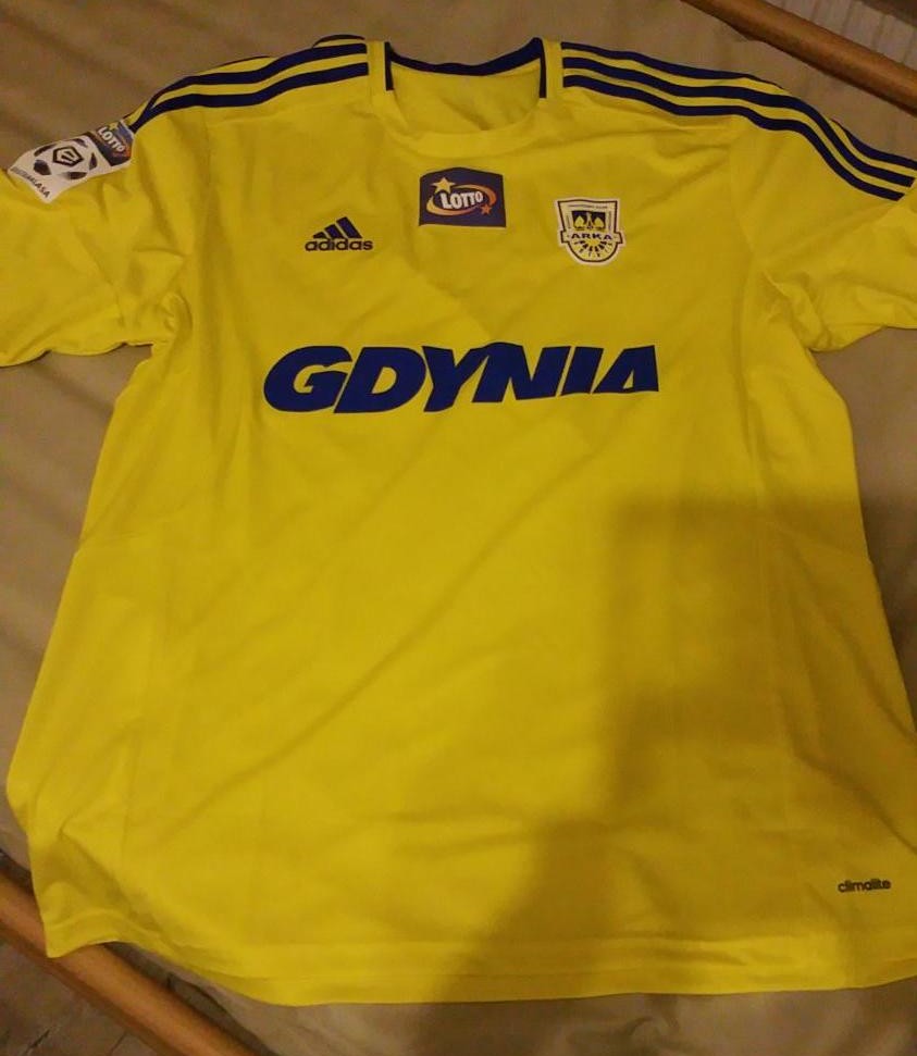 maillot équipe de arka gdynia domicile 2016-2017 rétro