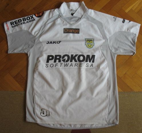 maillot équipe de arka gdynia exterieur 2006-2007 rétro