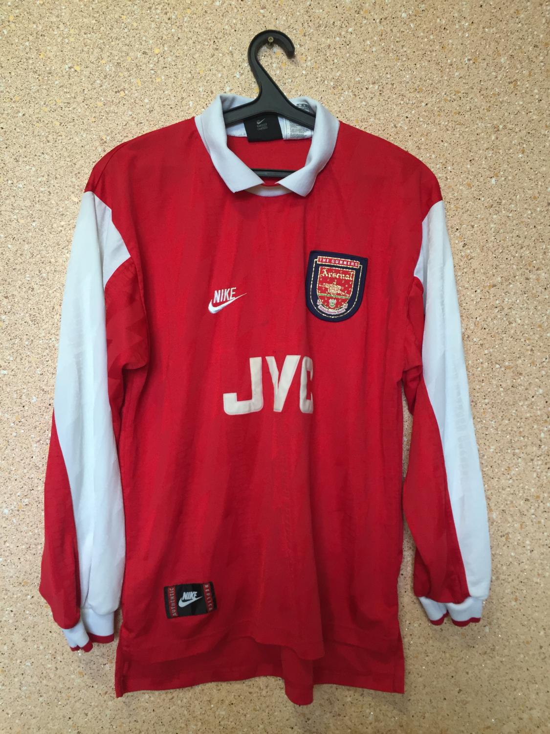 maillot équipe de arsenal fc domicile 1994-1995 rétro