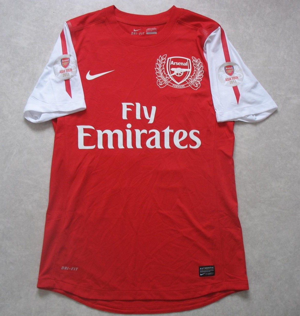 maillot équipe de arsenal fc domicile 2011-2012 rétro