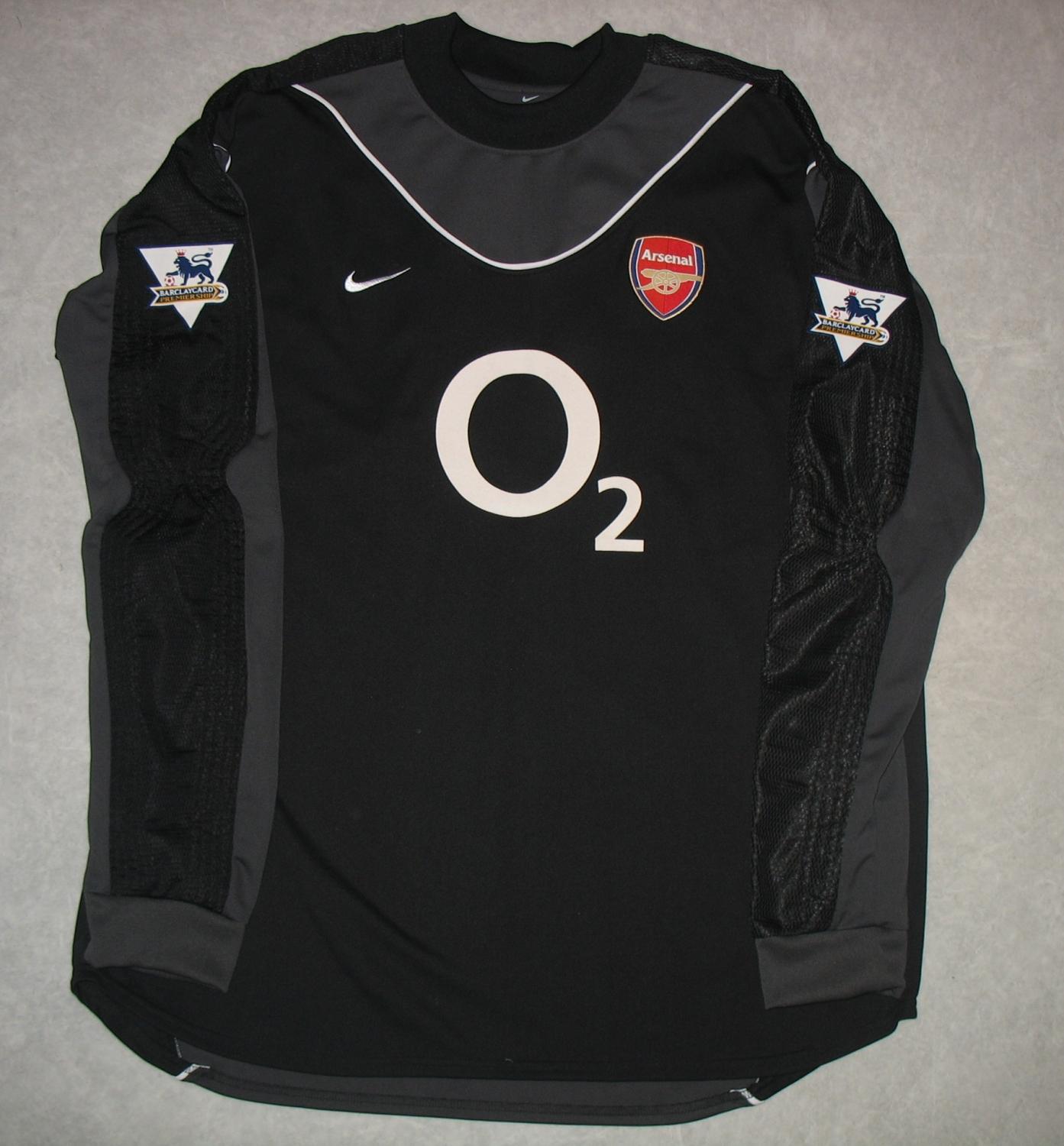 maillot équipe de arsenal fc gardien 2005-2006 rétro