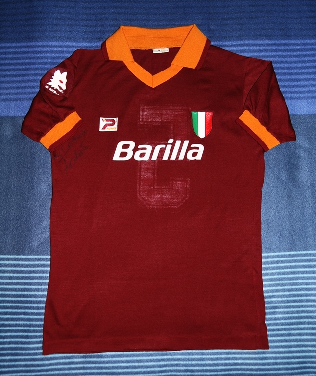 maillot équipe de as rome domicile 1983 rétro