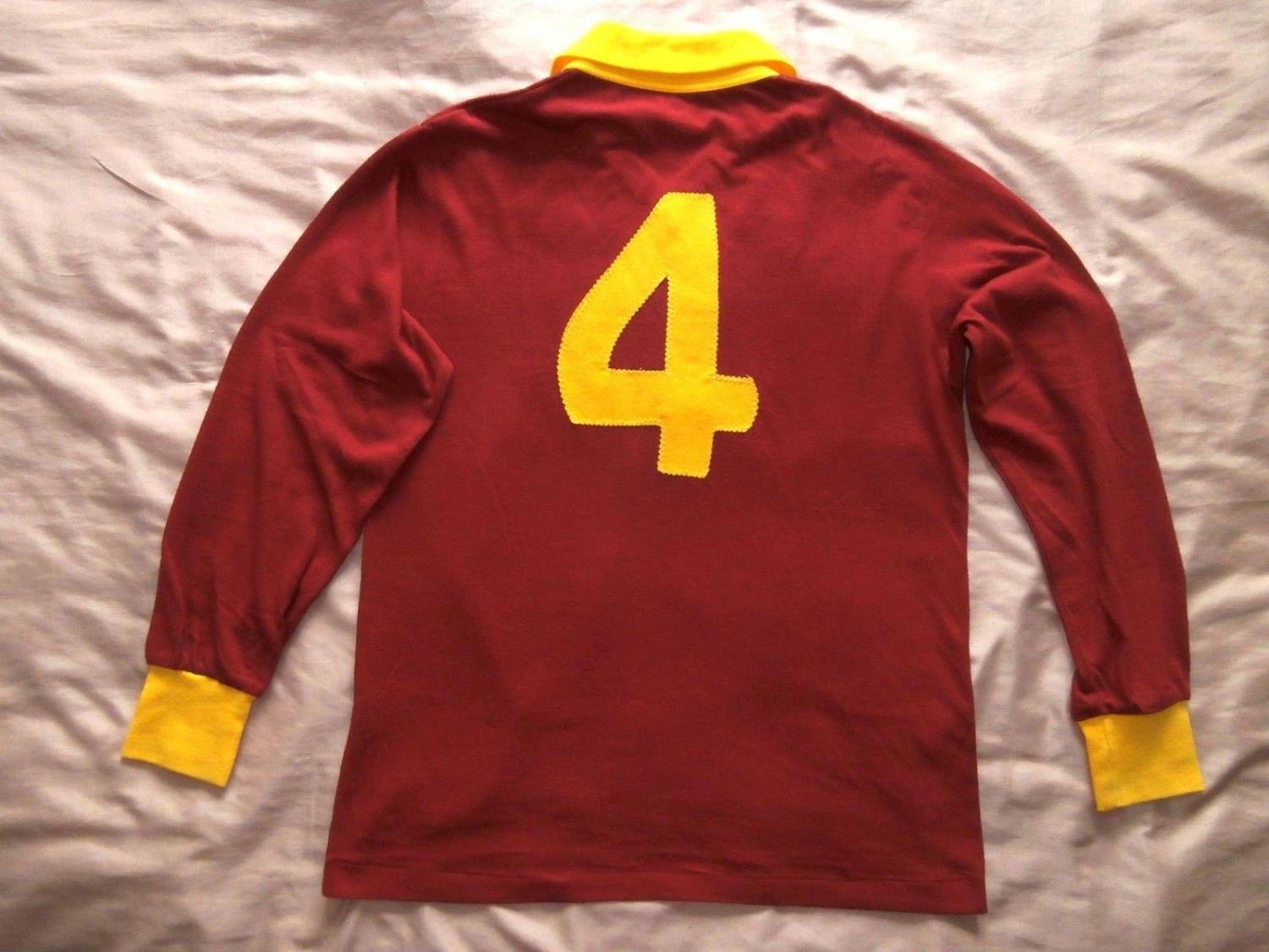 maillot équipe de as rome domicile 1986-1987 rétro