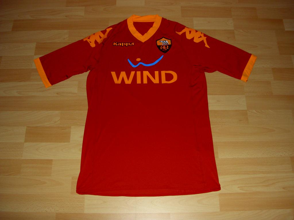 maillot équipe de as rome domicile 2009-2010 rétro