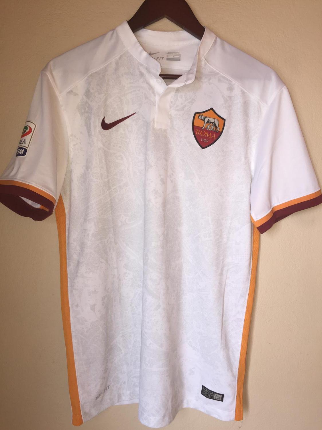 maillot équipe de as rome exterieur 2015-2016 rétro