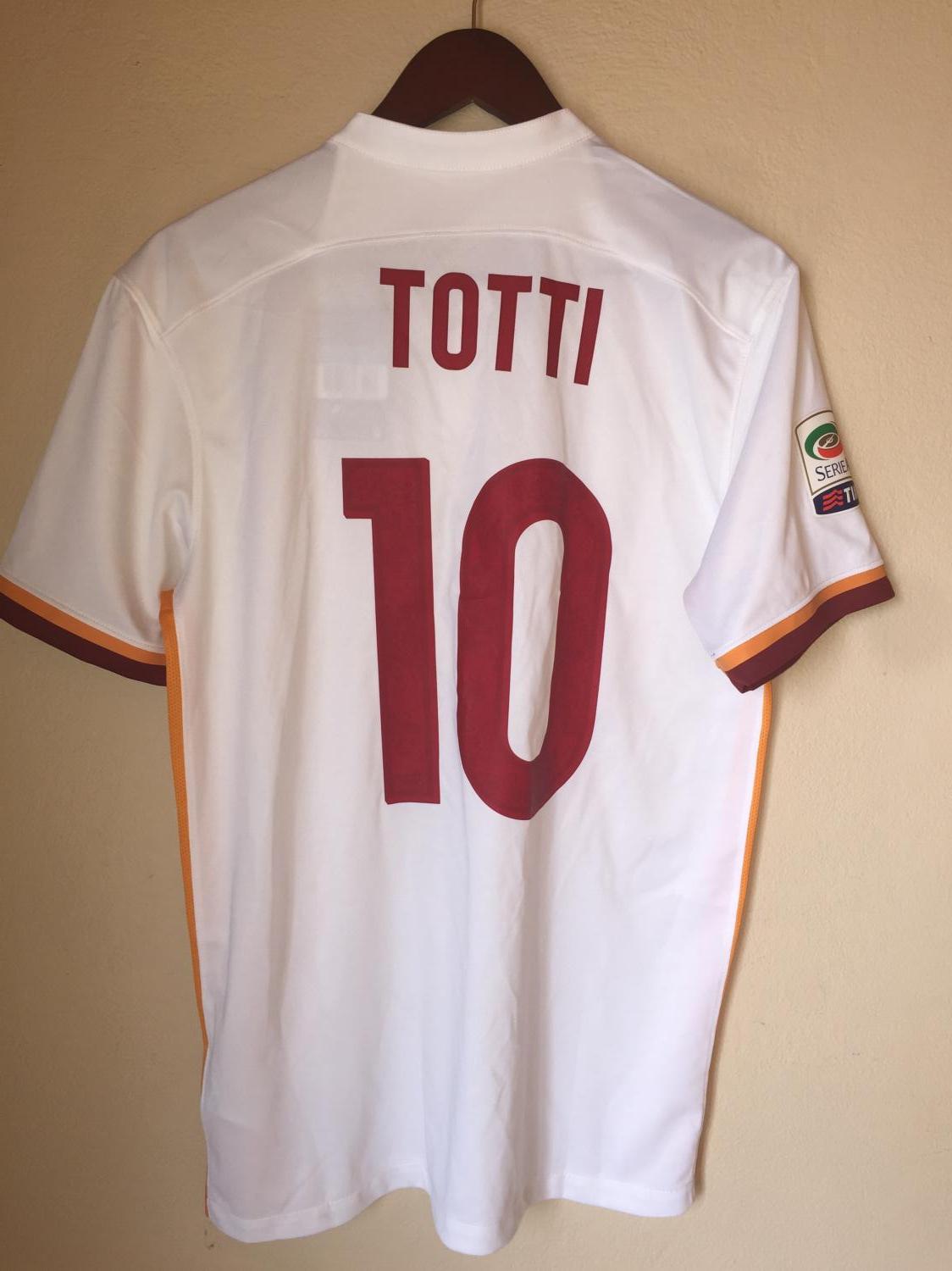 maillot équipe de as rome exterieur 2015-2016 rétro