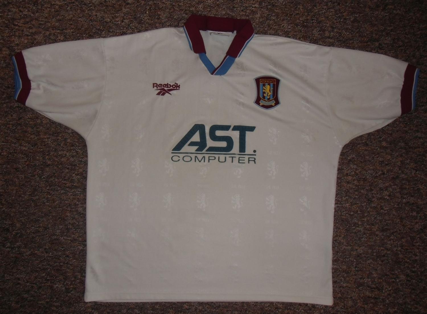 maillot équipe de aston villa exterieur 1996-1998 pas cher