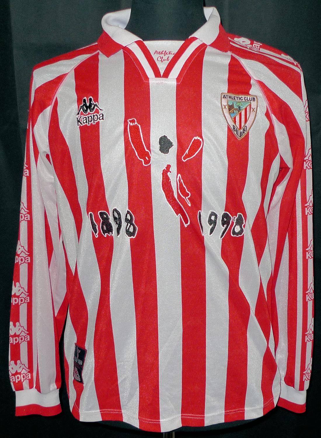 maillot équipe de athletic bilbao domicile 1998-1999 pas cher