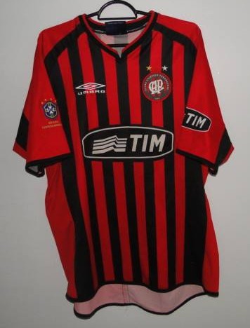 maillot équipe de athletico paranaense domicile 2002 rétro