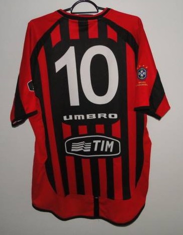 maillot équipe de athletico paranaense domicile 2002 rétro