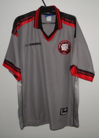 maillot équipe de athletico paranaense particulier 1998-1999 rétro