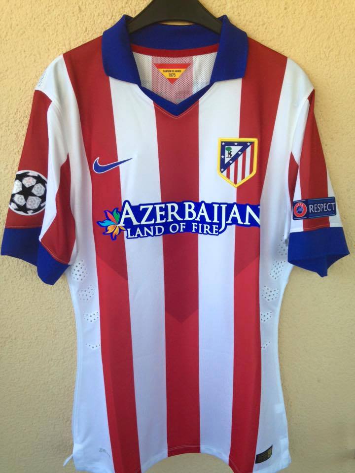 maillot équipe de atlético de madrid domicile 2014-2015 rétro