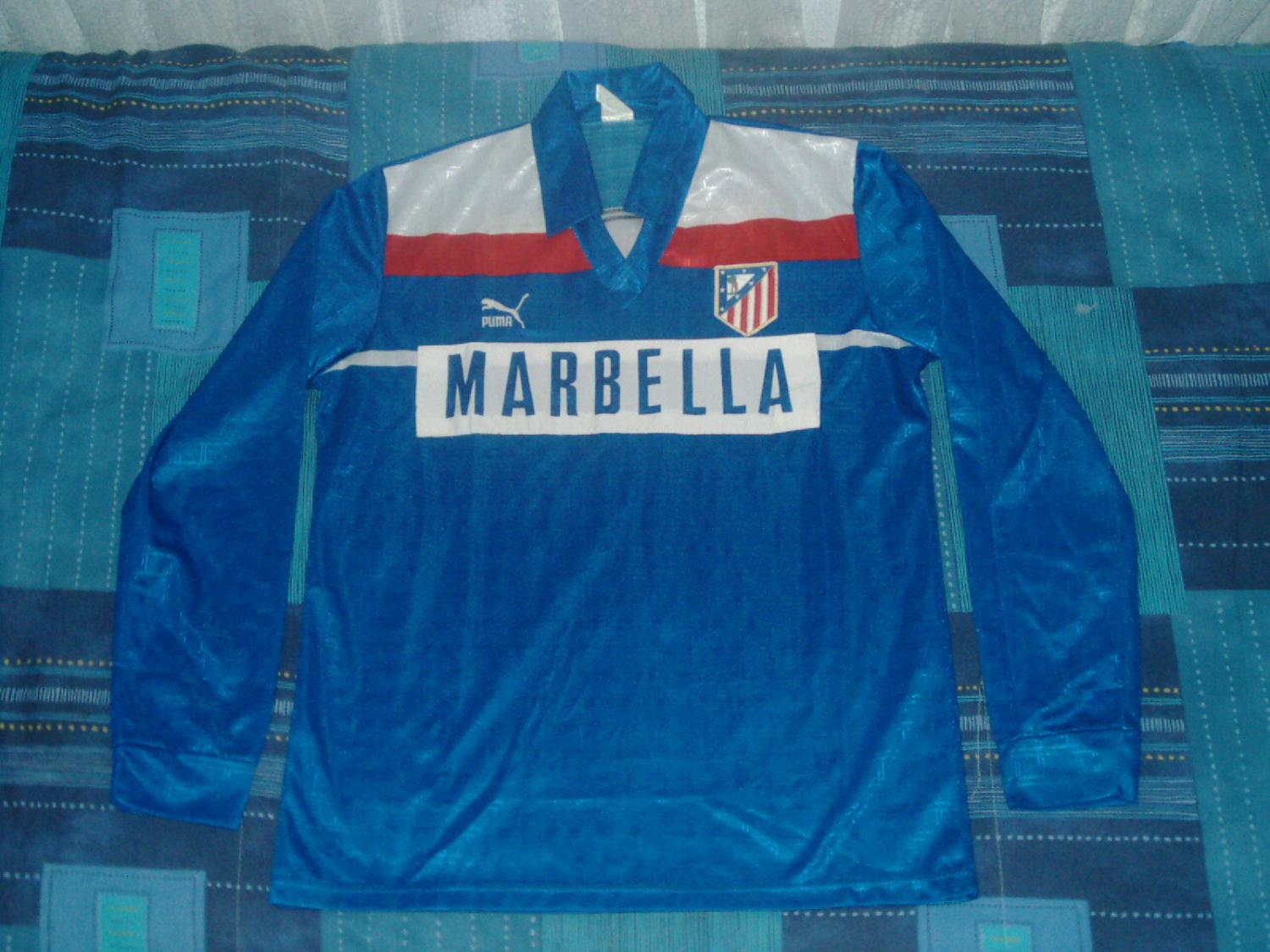 maillot équipe de atlético de madrid exterieur 1990-1991 rétro