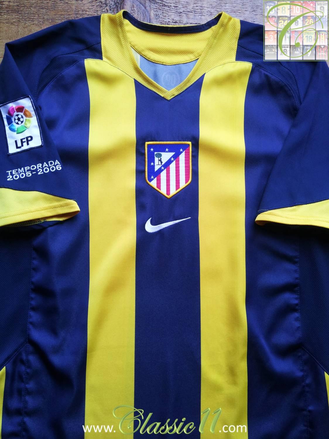 maillot équipe de atlético de madrid exterieur 2005-2006 pas cher