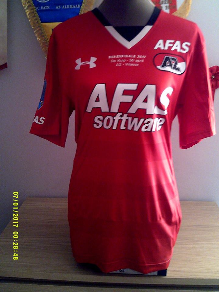 maillot équipe de az alkmaar domicile 2016-2017 pas cher